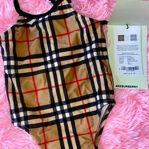 Brand New Burberry swim (infant girl)
